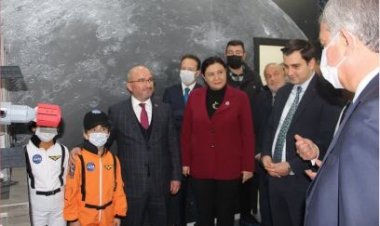 AKPINAR KOP FEN BİLİM VE DENEY KÜTÜPHANESİ PROJESİNİN AÇILIŞI GERÇEKLEŞTİRİLDİ