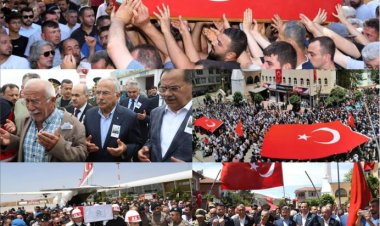 TÜRKİYE ŞEHİTLERİNİ UĞURLADI