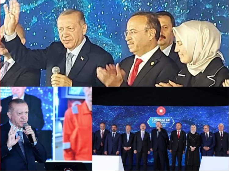 CUMHURBAŞKANI ERDOĞAN, TÜRKSAT 5B UYDUSUNU HİZMETE AÇTI